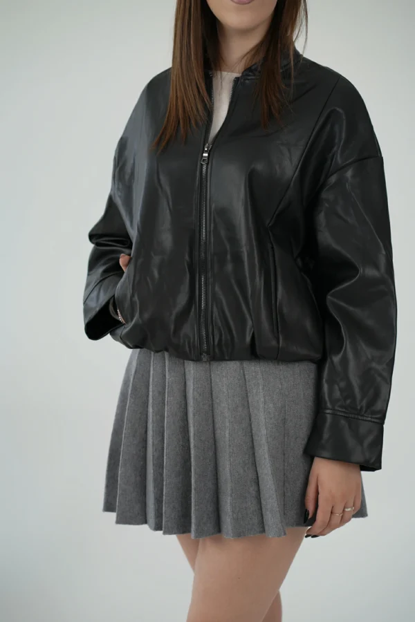 Giubbotto Bomber Ecopelle - immagine 15
