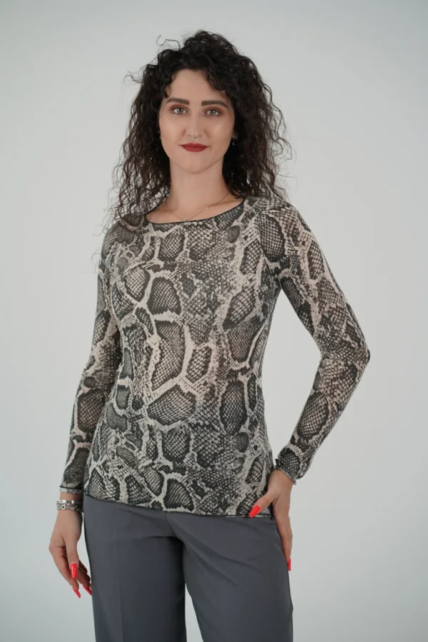 Maglia Cashmere Pitonata - immagine 5