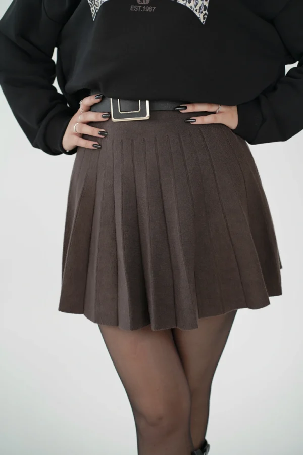 Gonnellina in Maglia con Pieghe - immagine 15