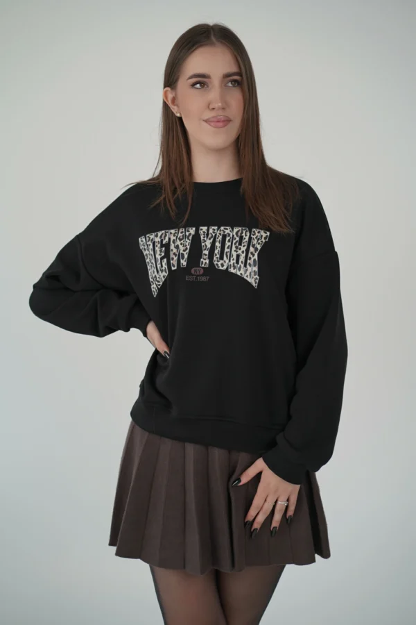 Felpa New York Leopardata - immagine 7