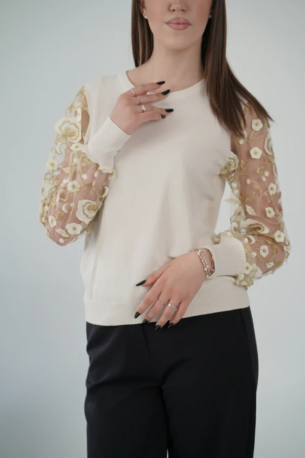 Maglia Fiori e Tulle - immagine 12
