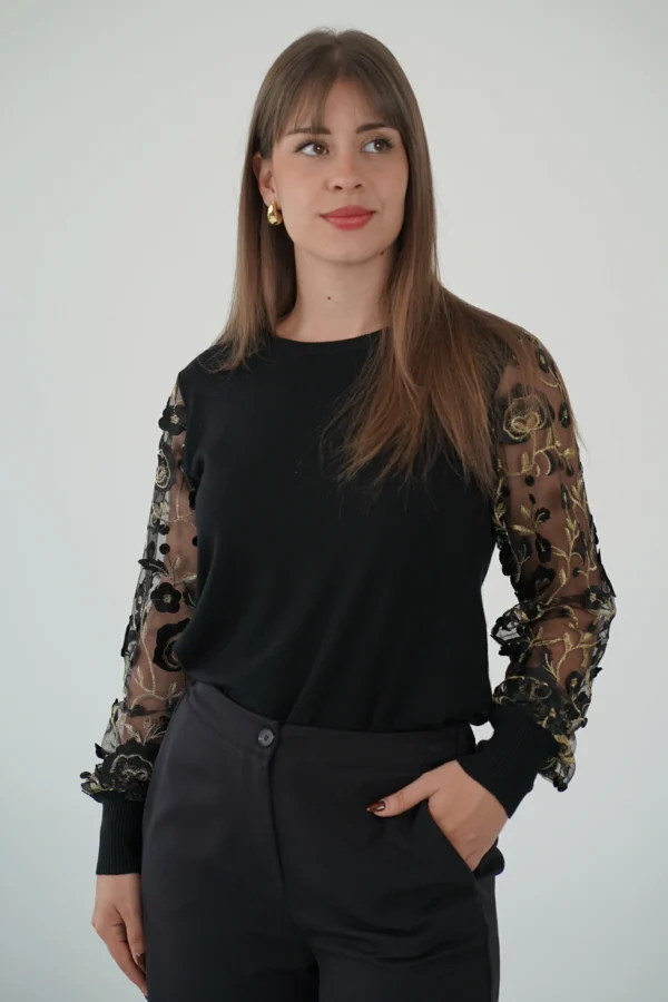 Maglia Fiori e Tulle - immagine 14