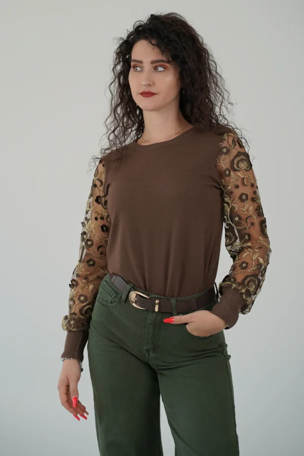 Maglia Fiori e Tulle - immagine 5