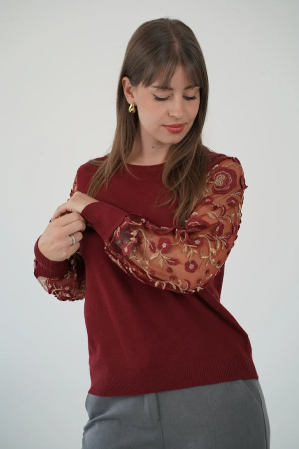 Maglia Fiori e Tulle - immagine 9