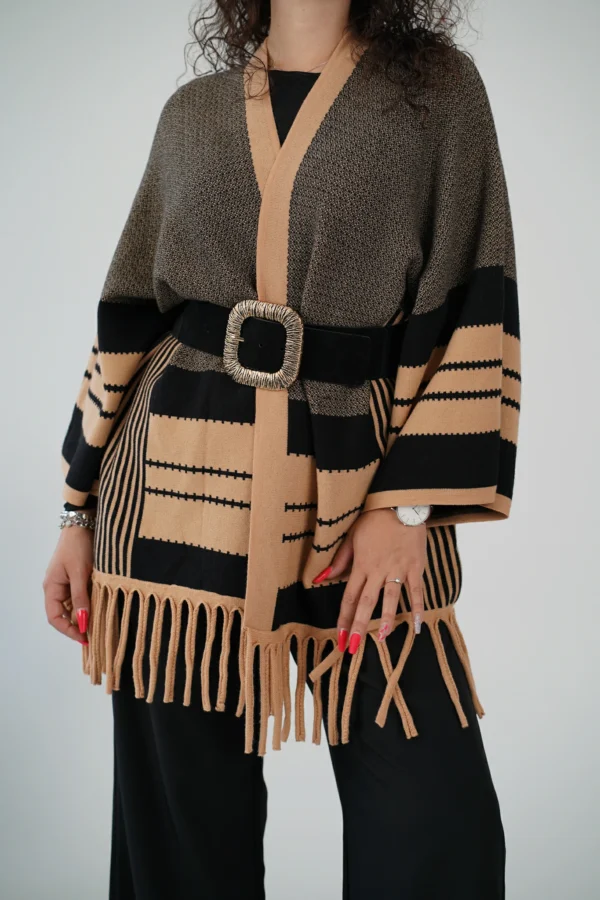 Cardigan Lungo con Frange - immagine 15
