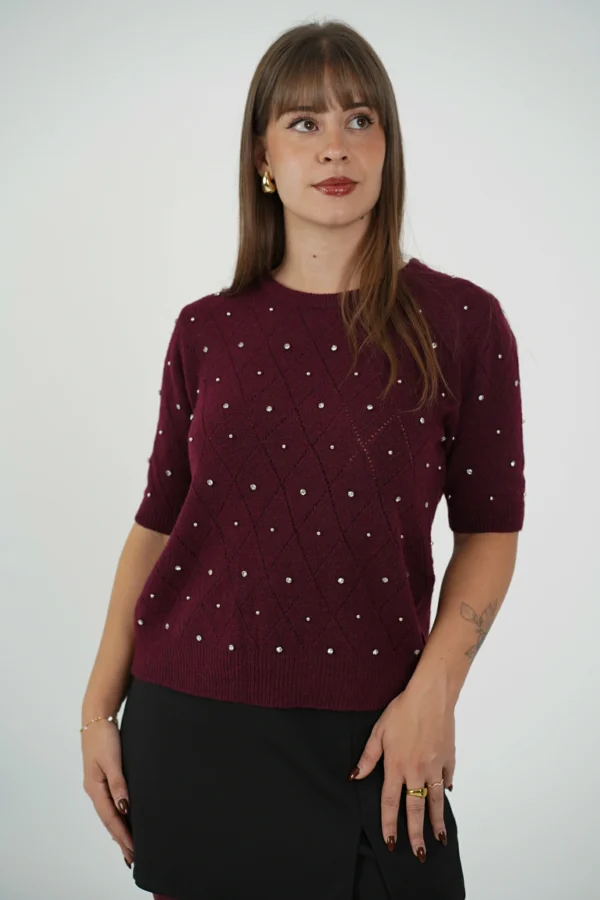 Maglia Manica Corta Swarovsky - immagine 6