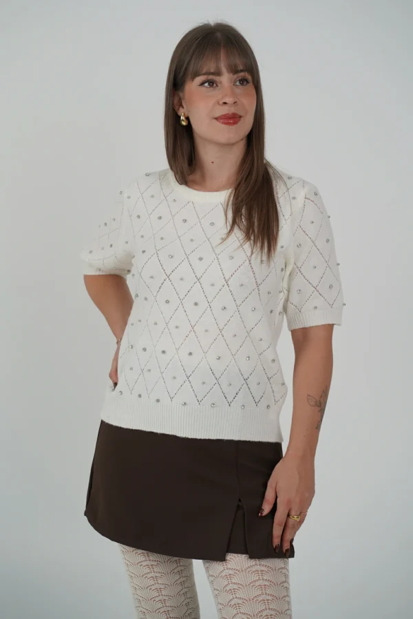 Maglia Manica Corta Swarovsky - immagine 9