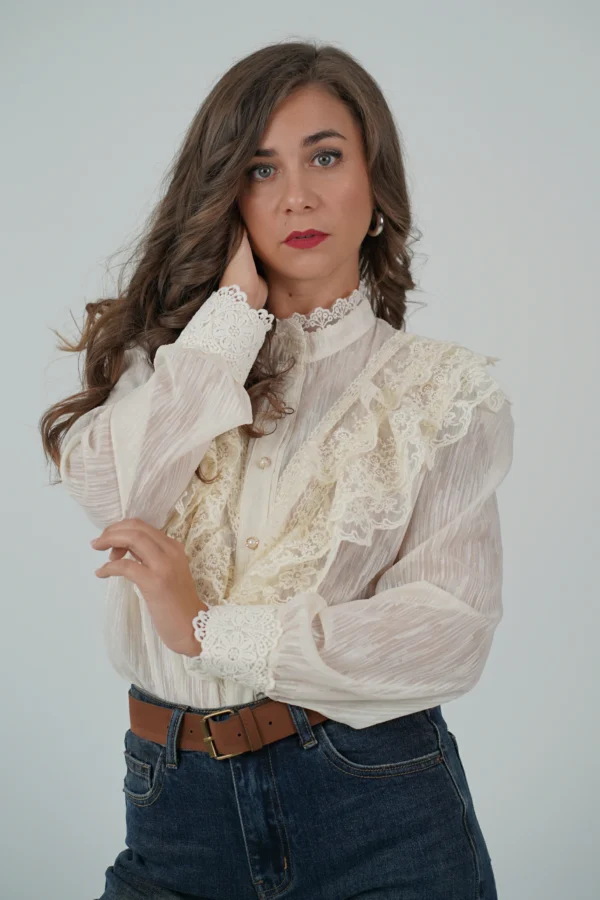 Camicia Jolie Panna - immagine 4