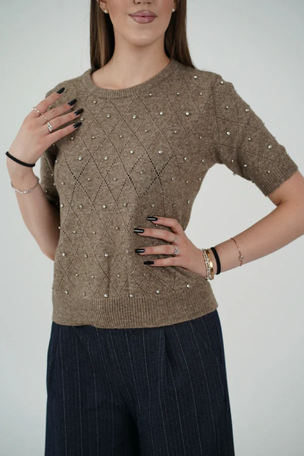 Maglia Manica Corta Swarovsky - immagine 3
