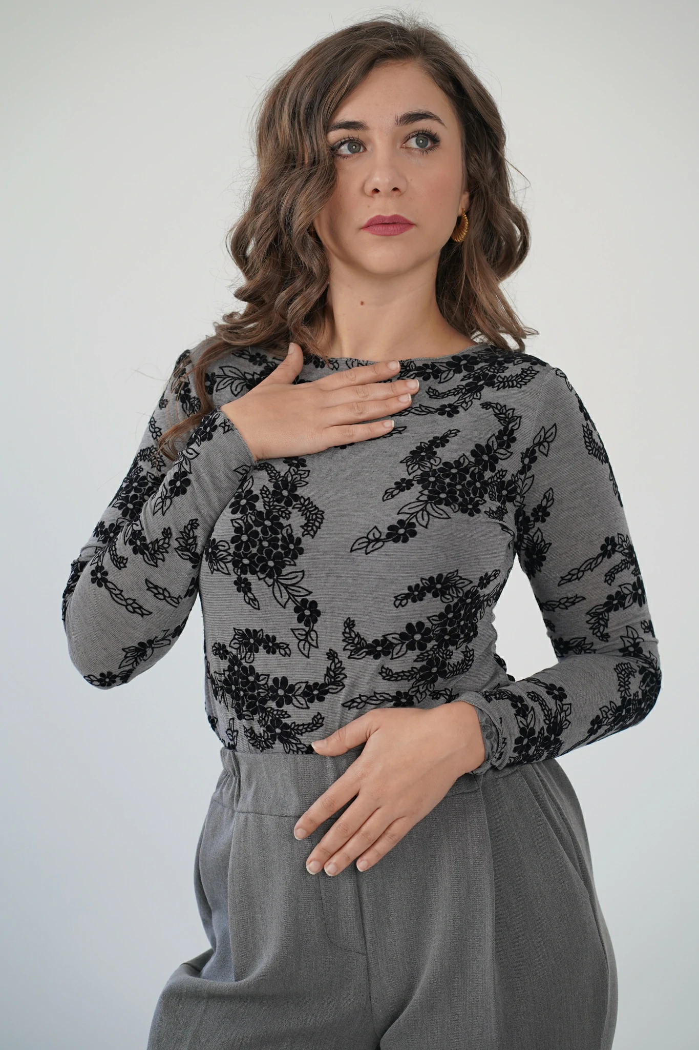 Maglia Cashmere - Fiori Velluto