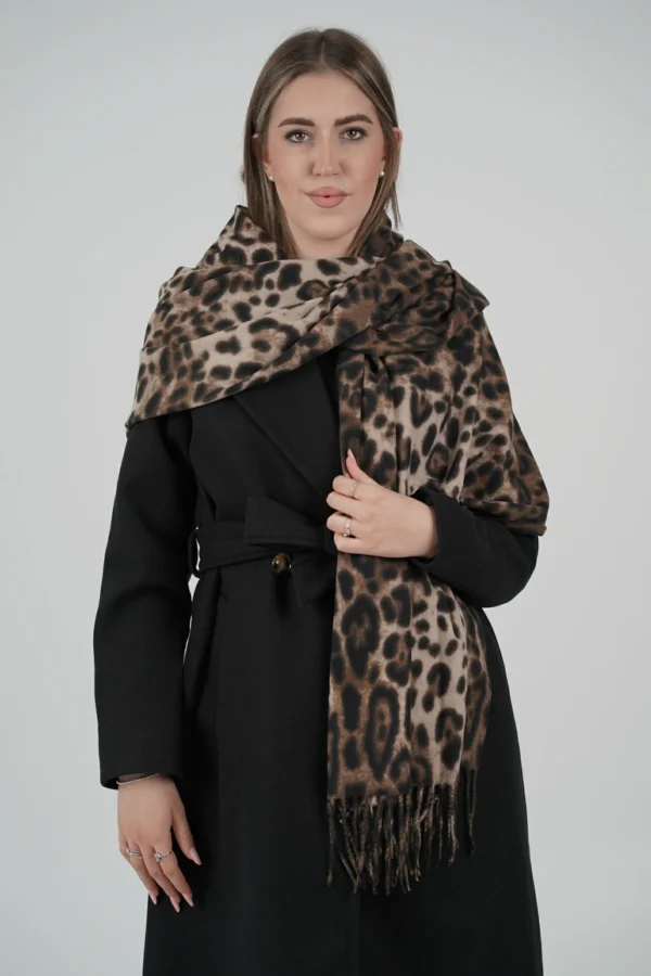 Sciarpa Leopardata