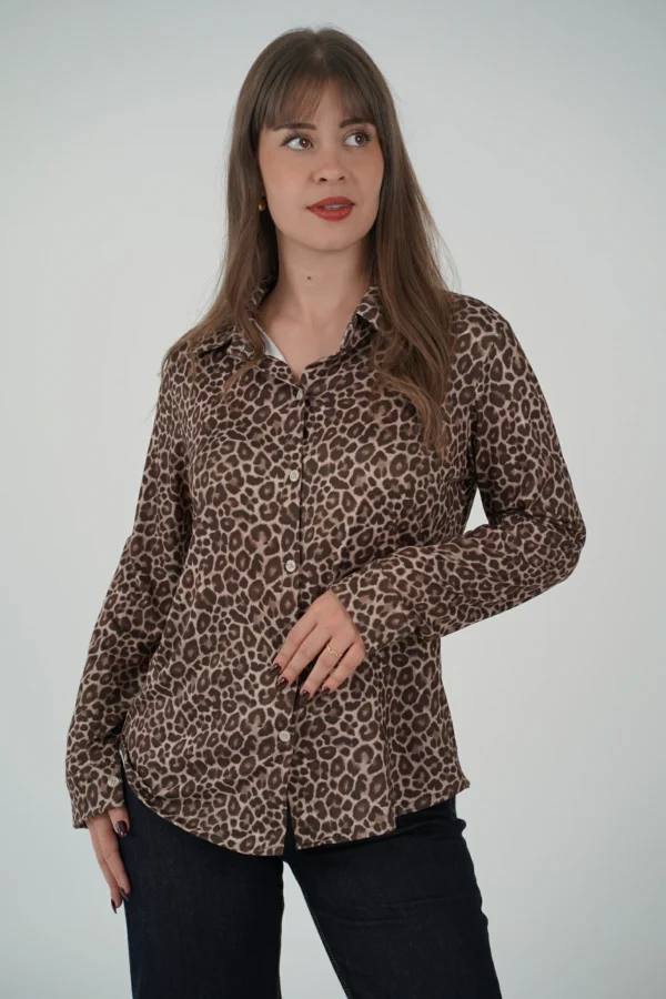 Camicia Softy Leopardata - immagine 4