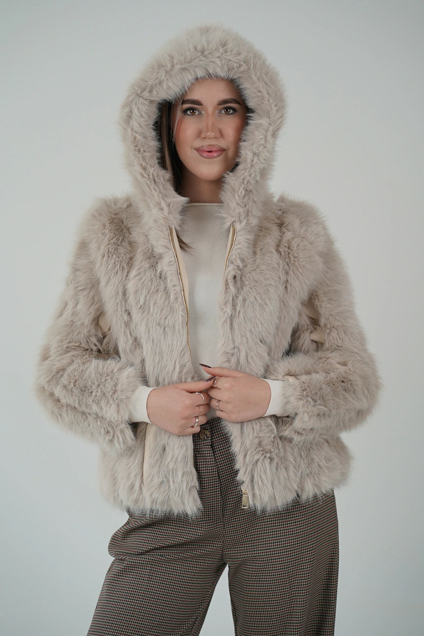 Pelliccia Inserti in Ecopelle - immagine 11