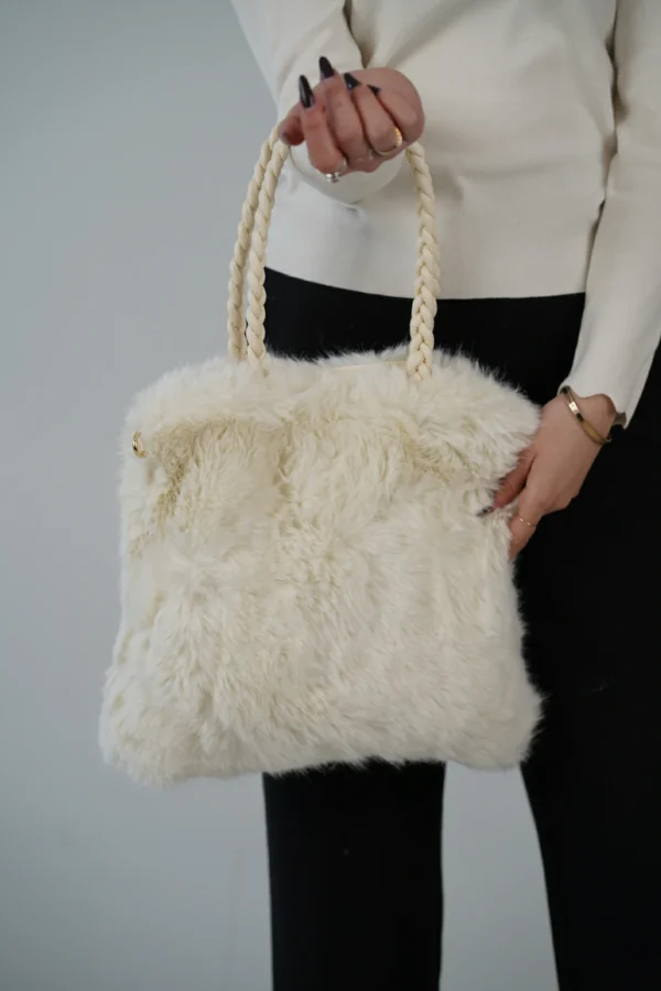 Borsetta Peluche Treccina