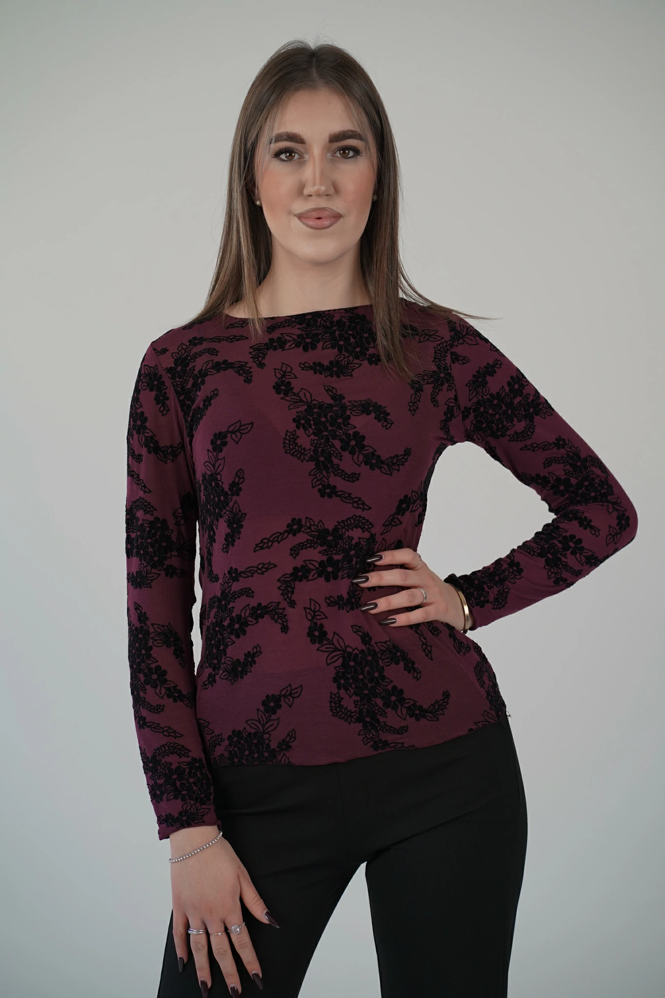 Maglia Cashmere - Fiori Velluto - immagine 6