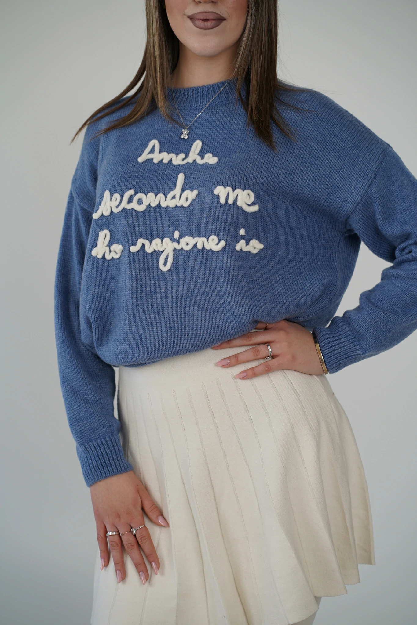 Maglione "Anche Secondo Me Ho Ragione Io" - immagine 4