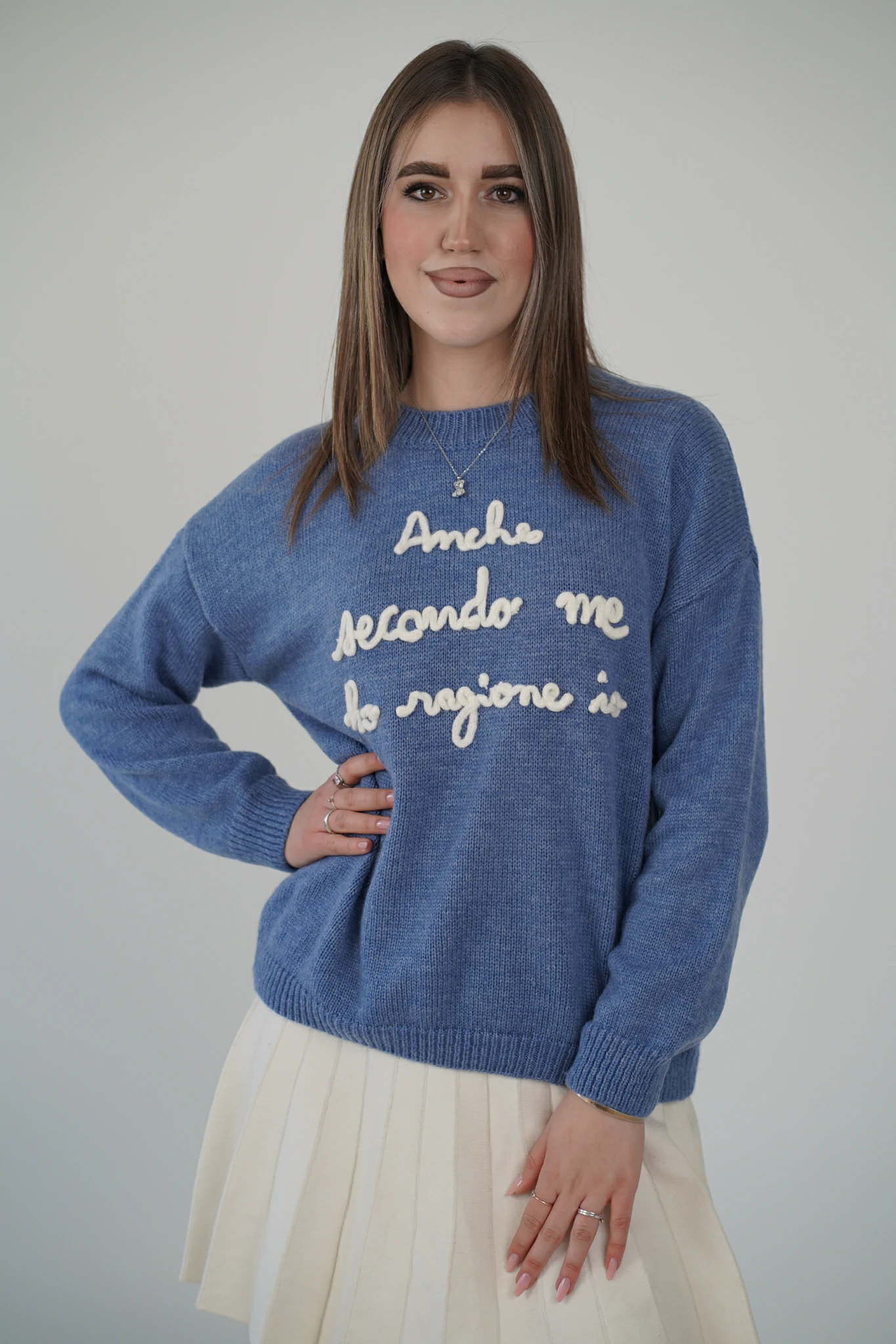 Maglione "Anche Secondo Me Ho Ragione Io" - immagine 3