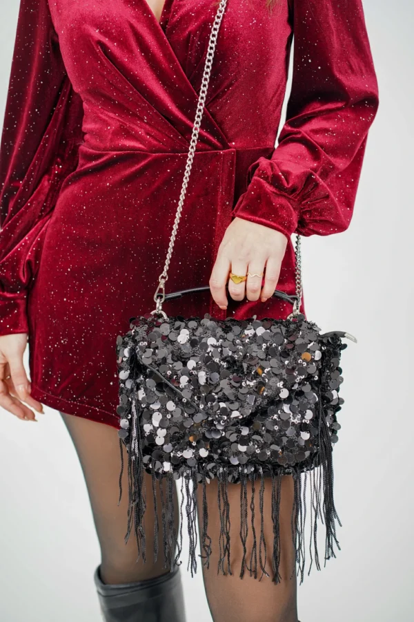 Borsetta Paillettes e Frange