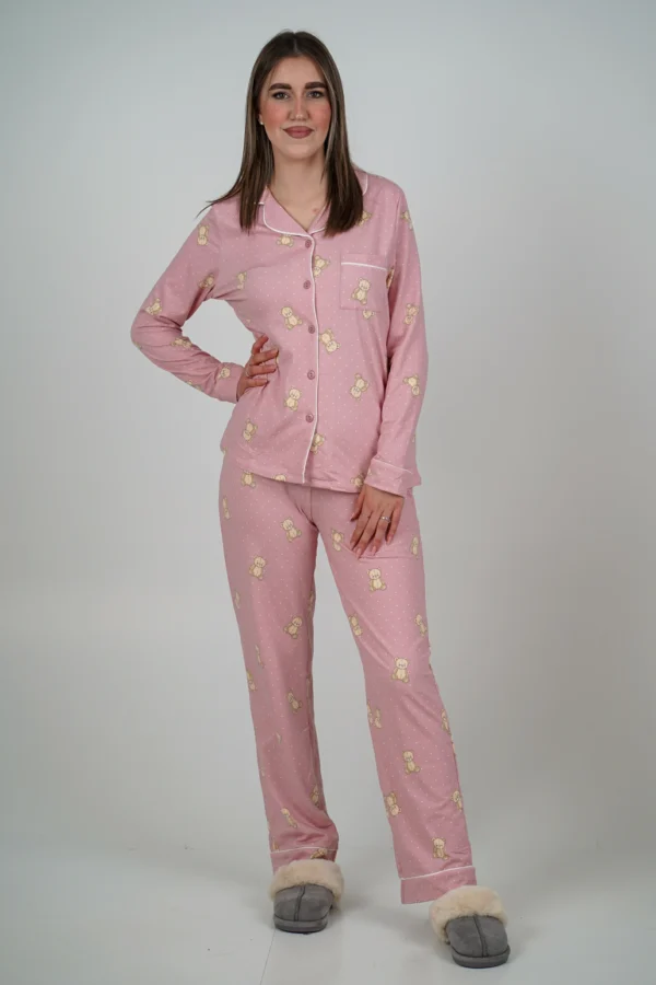 Pigiama Chemisier Orsetti e Pois