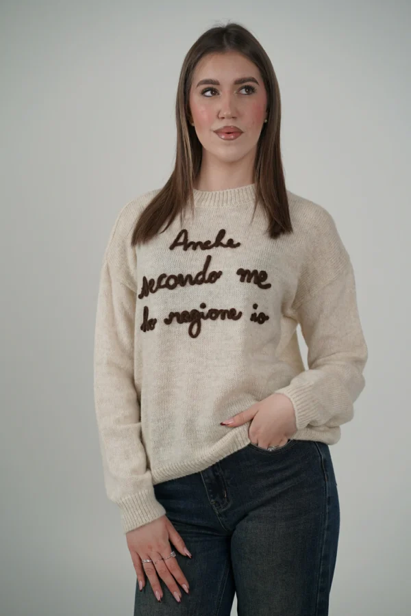 Maglioncino Anche Secondo Me ho Ragione io