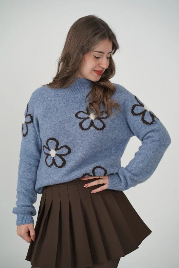 Maglione Lupetto Fiori