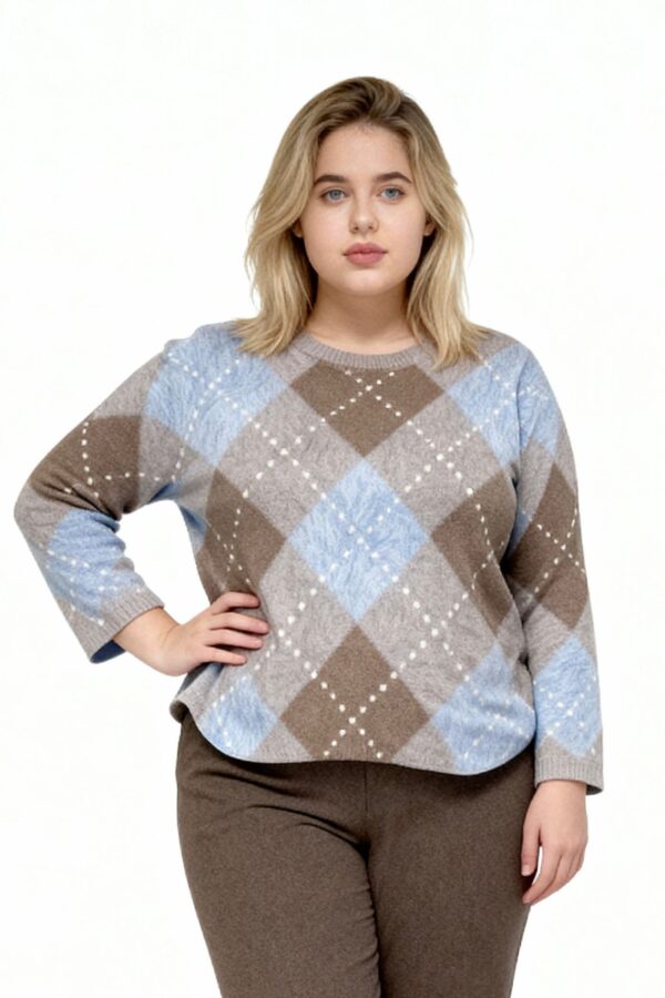 Maglioncino Rombi Large Fit