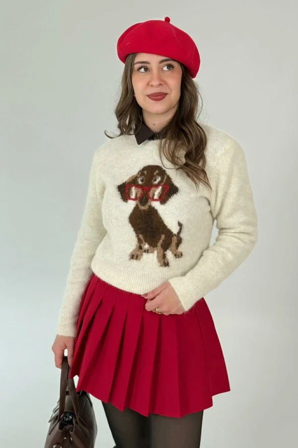 Maglioncino Bassotto con Occhiali