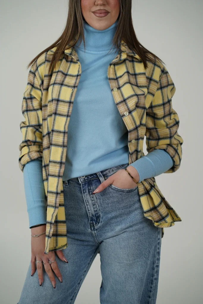 Camicia Gilmore - Giallo e Azzurro - immagine 2