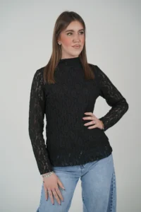 Maglia Lupetto in Pizzo - immagine 4