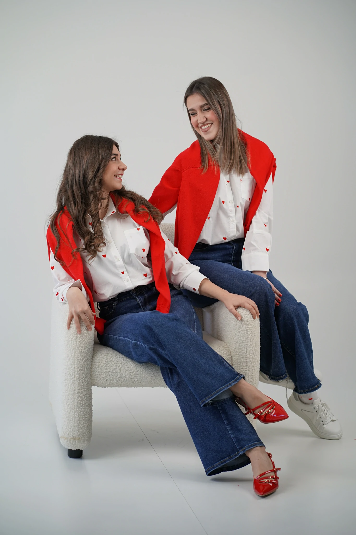 Camicia Cuori Romantic - immagine 3