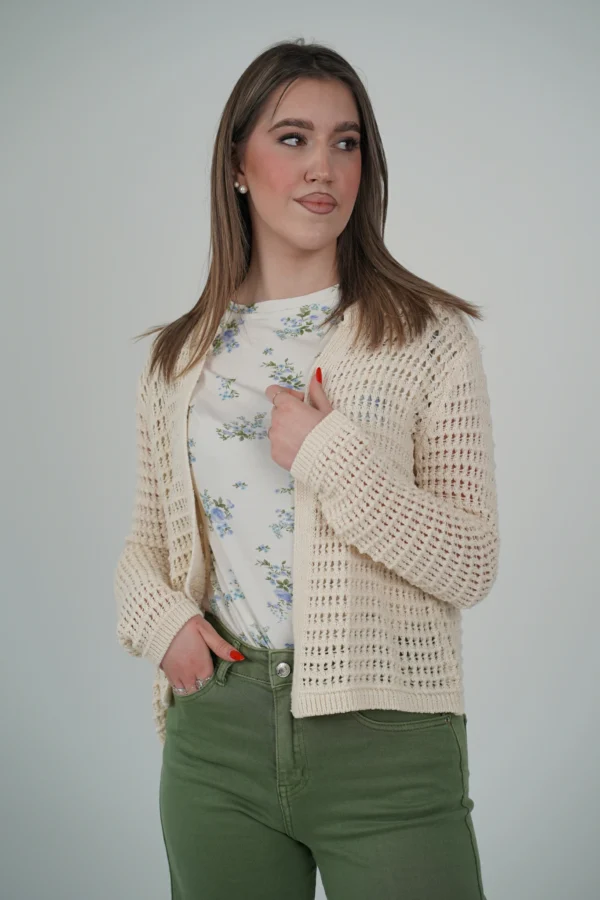 Cardigan Traforato