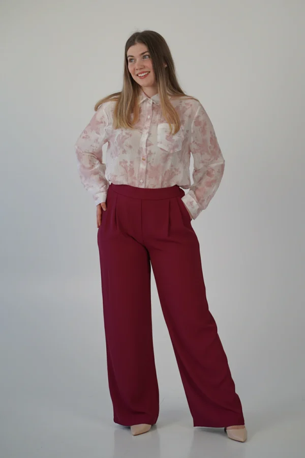 Pantalone Palazzo Vienna - Amarena, S-40/42