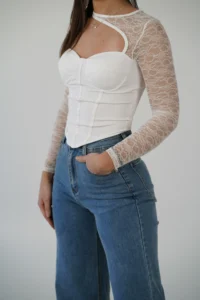 Top Corsetto Pizzo - immagine 6