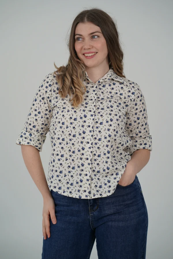 Camicia Rose in Cotone