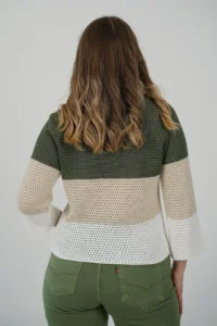 Maglia Traforata Tricolor - immagine 3