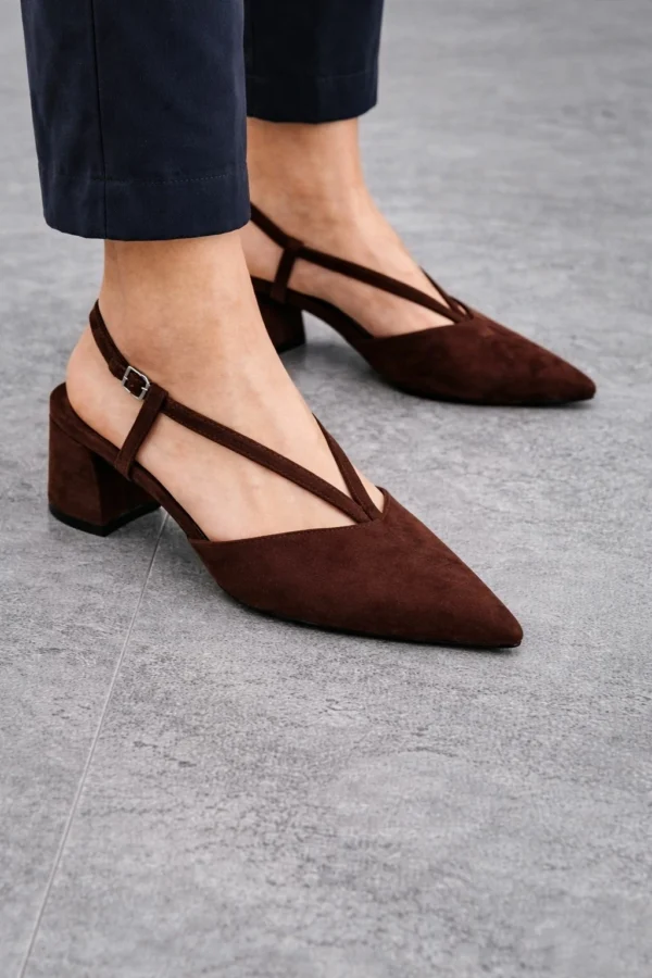 Decollete Valerie - 39, Caffè