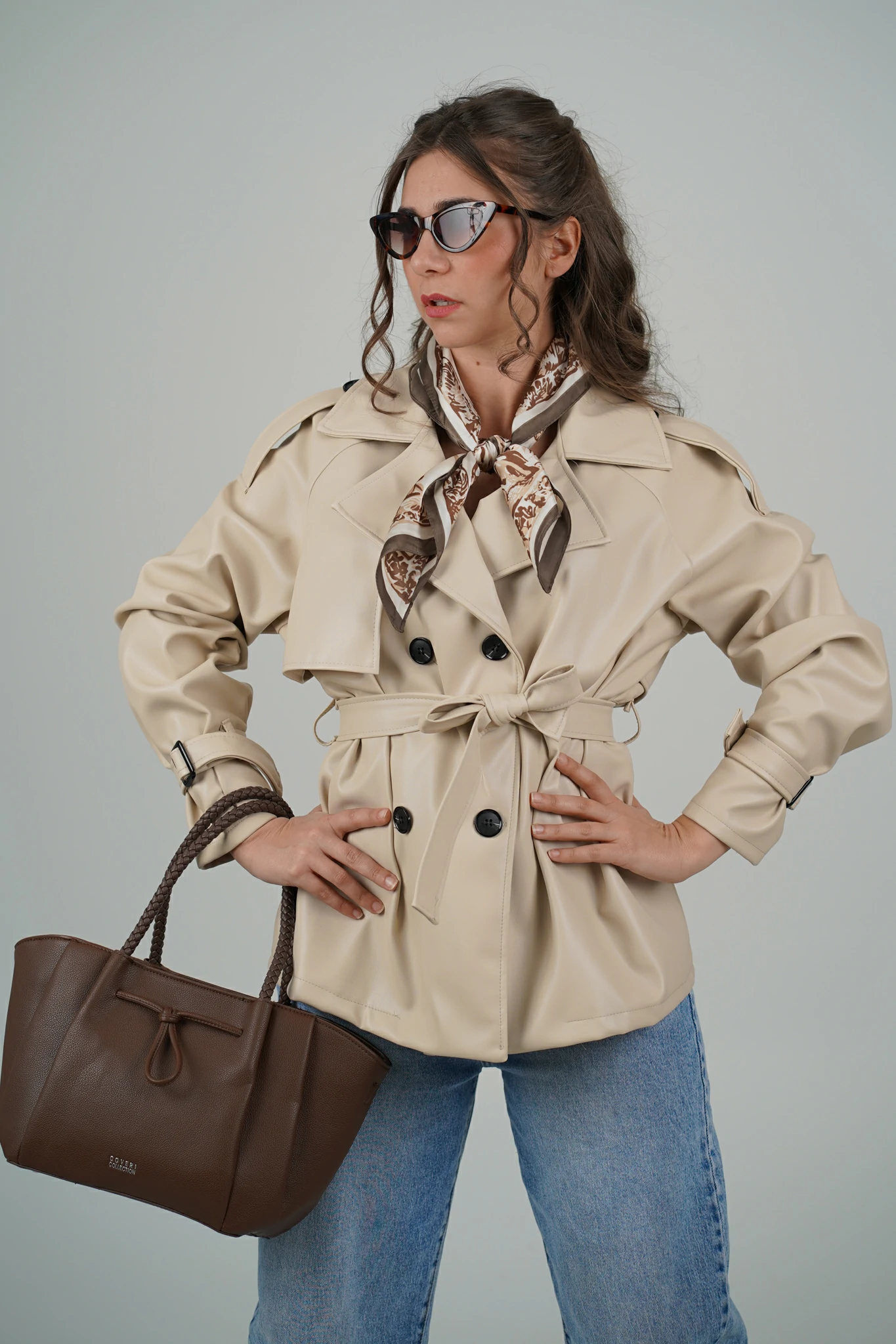 Trench Ecopelle Corto