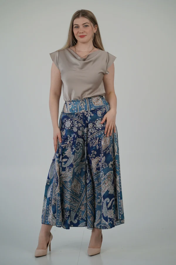 Pantalone Trapezio Paisley