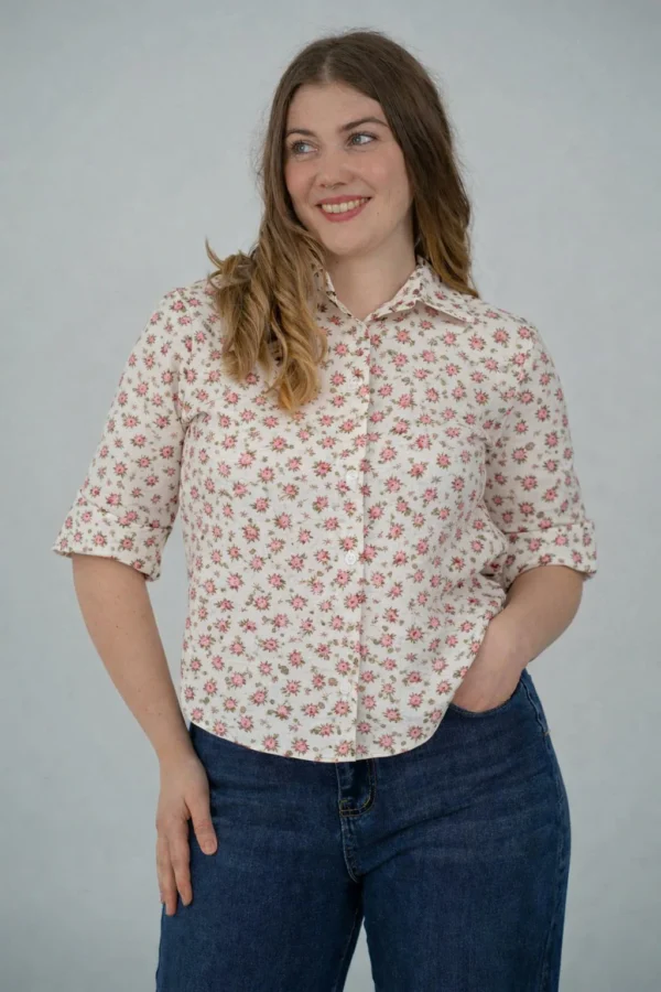 Camicia Rose in Cotone