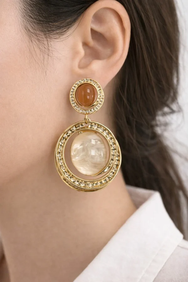 Orecchini Miele Glow