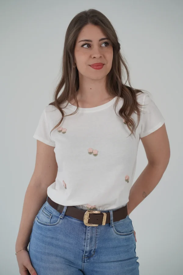 T-Shirt Twins Flower