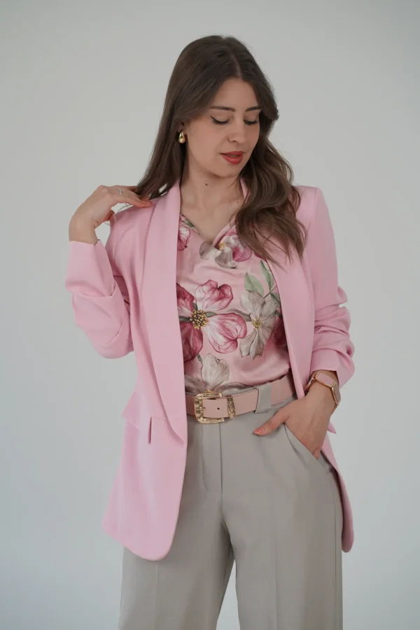Blazer Sophie Sfoderato - Cotton Candy