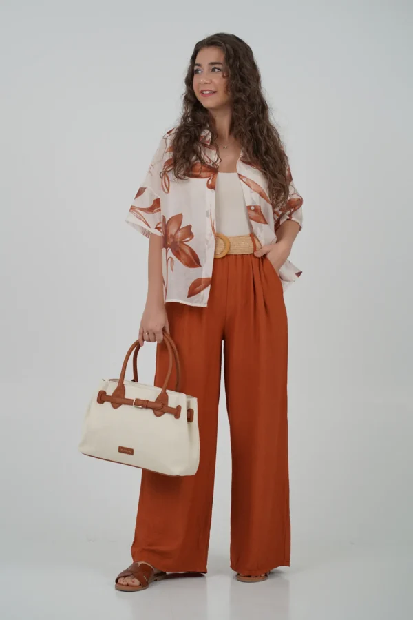 Pantalone Palazzo Thaiti - Aragosta