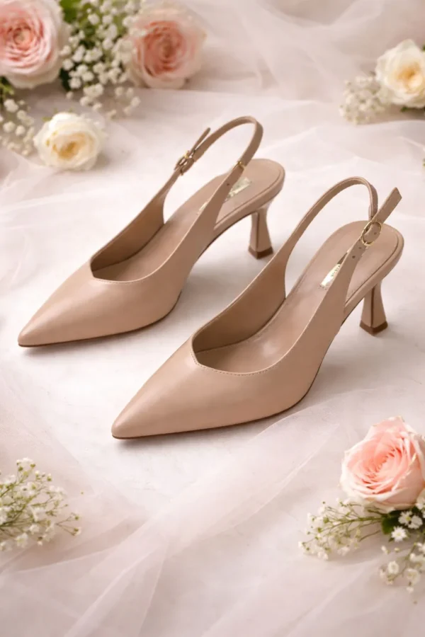Slingback Anya - Cipria, 38
