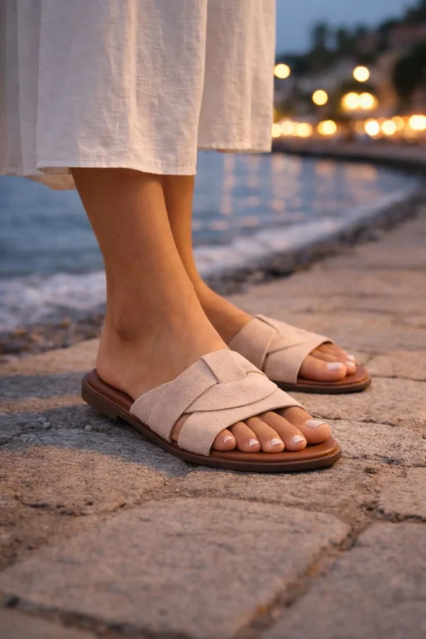 Ciabattina Baia - Beige, 38