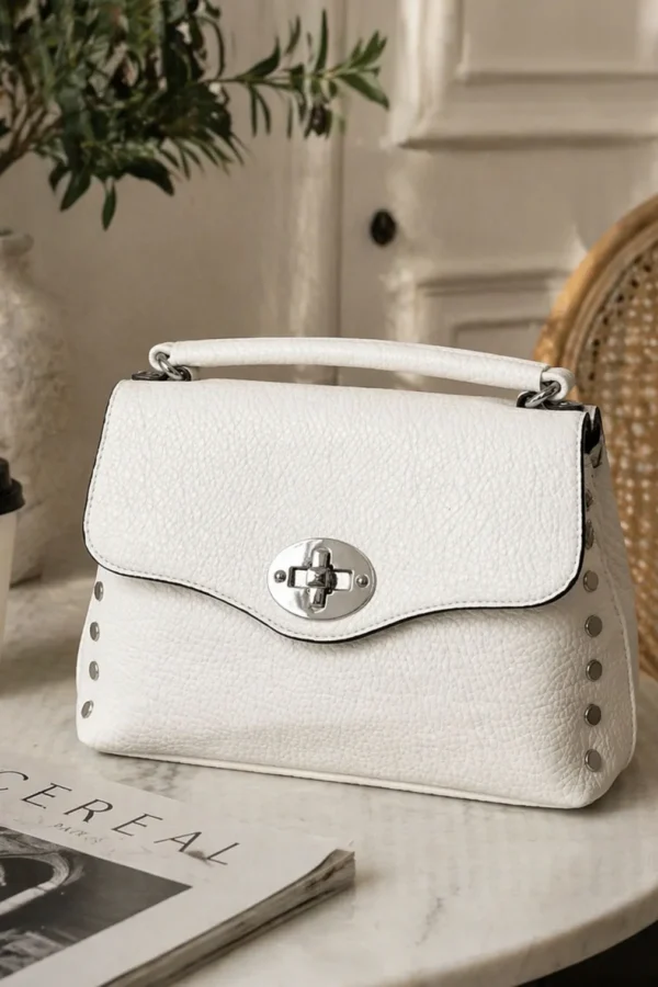 Borsa Martina Mini - Borchie Argento