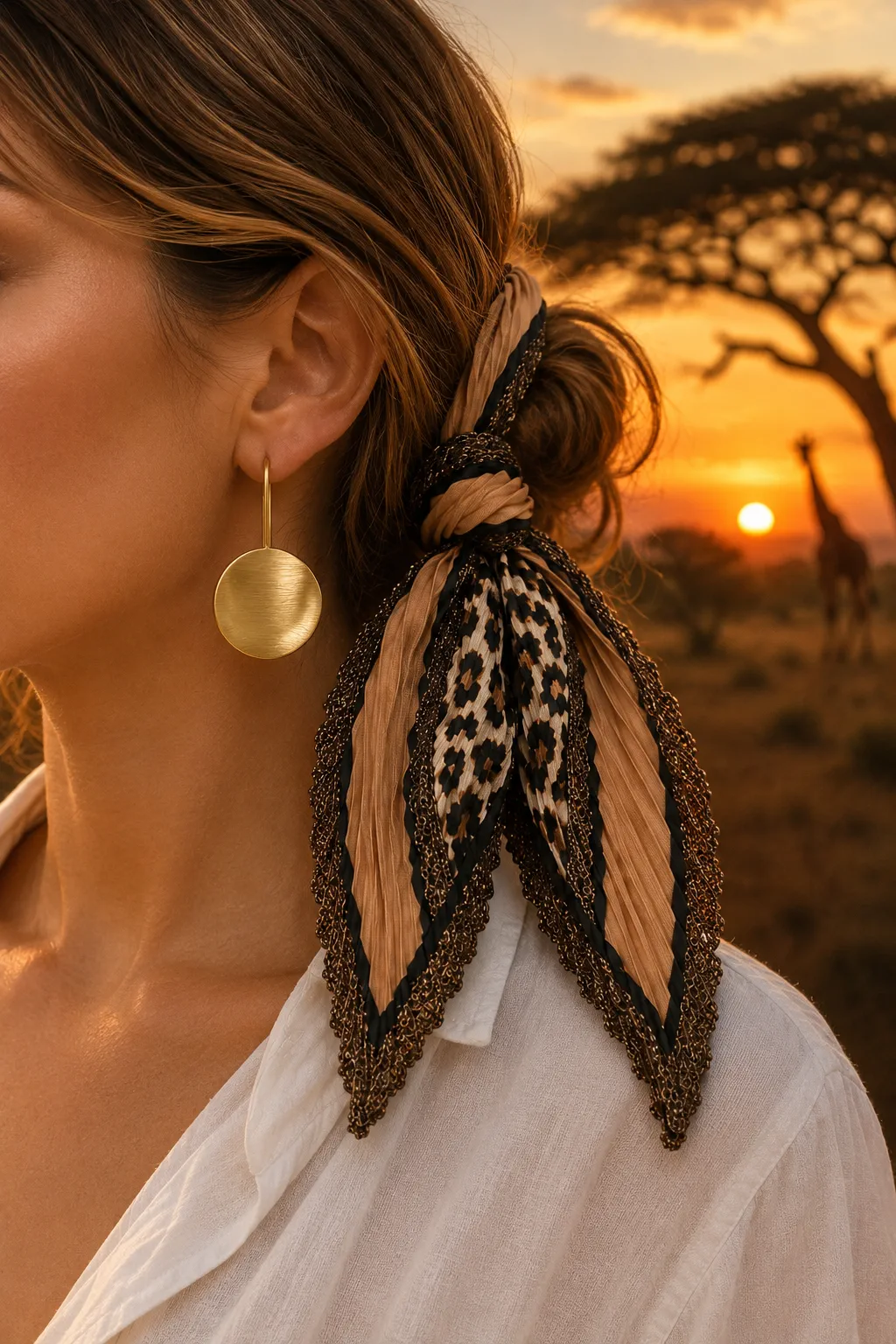 Foulard Wild a Pieghe - immagine 3