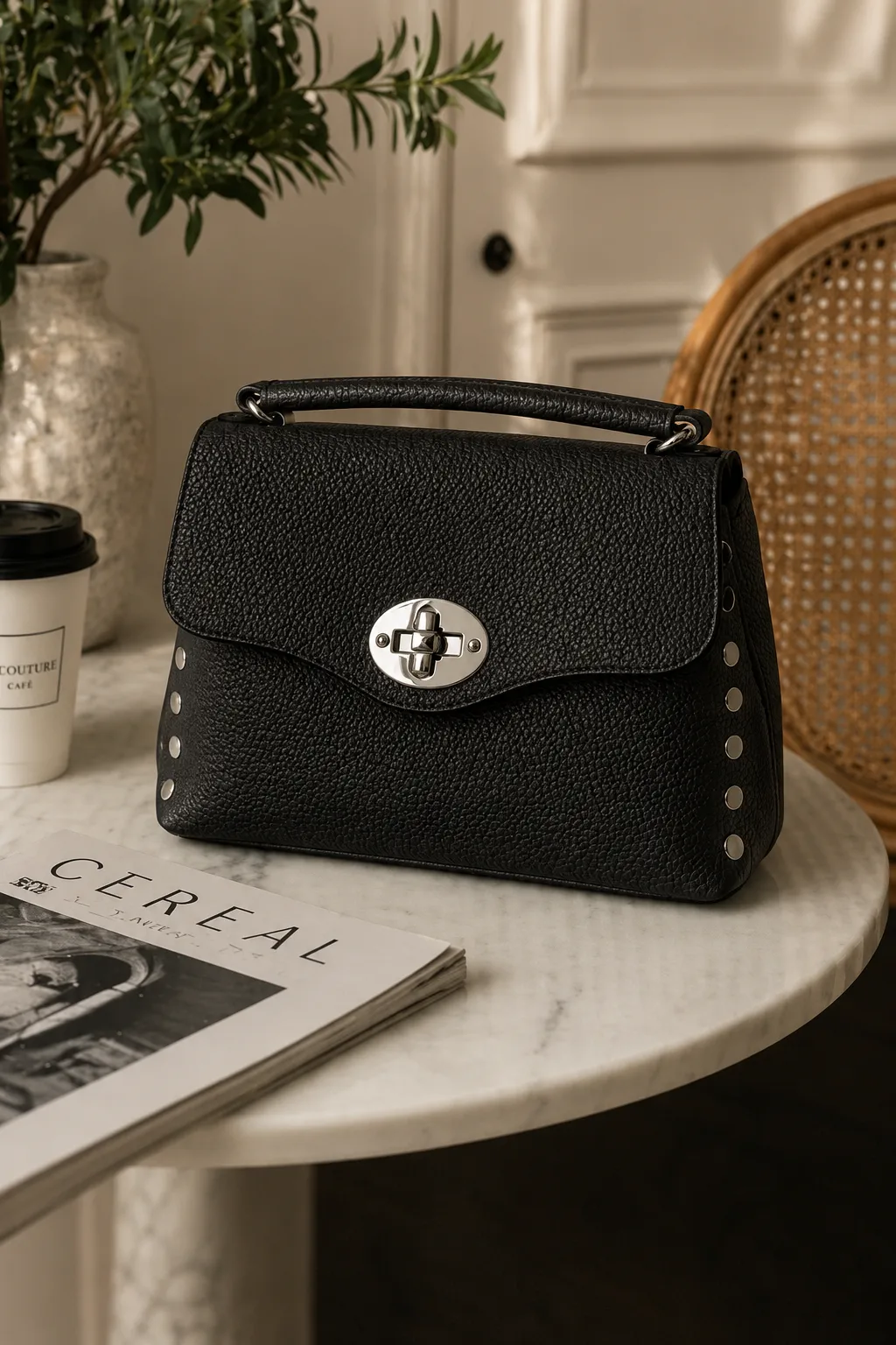 Borsa Martina Mini - Borchie Argento - immagine 4