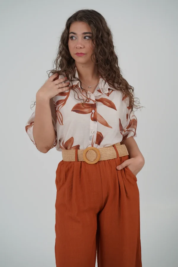 Camicia Camelia - Aragosta