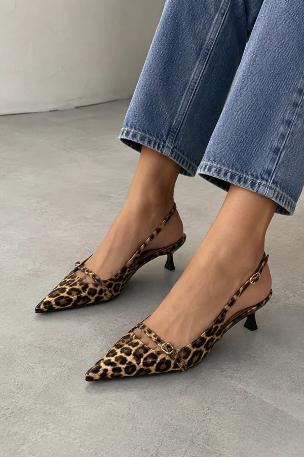 Slingback Leopard